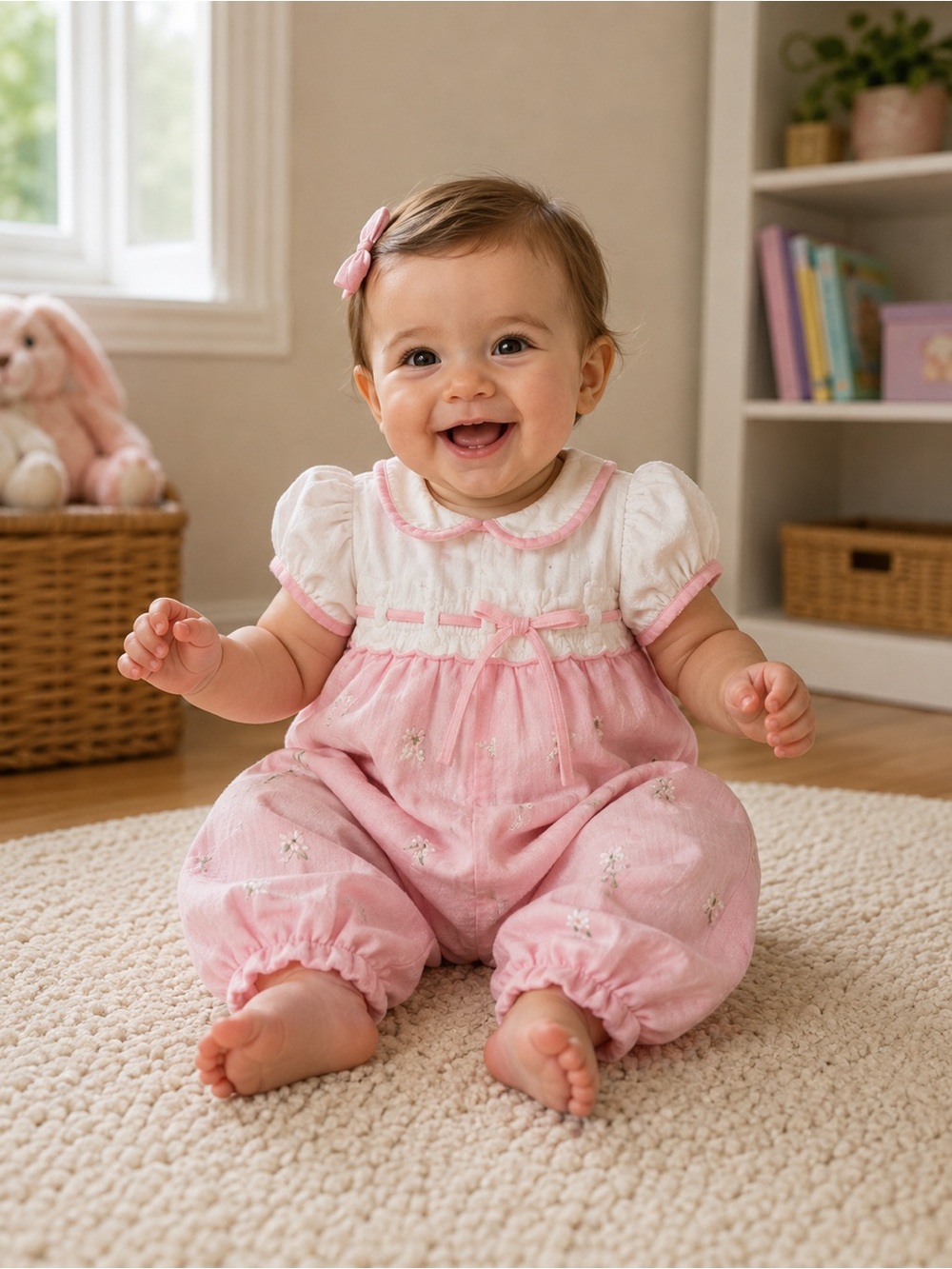 Vintage girls b.t.kids Jumpsuit Sz-3-6 months brand new